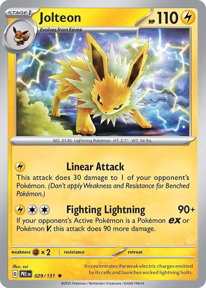 Jolteon (029/131) [Scarlet & Violet: Prismatic Evolutions] | Exor Games Dartmouth