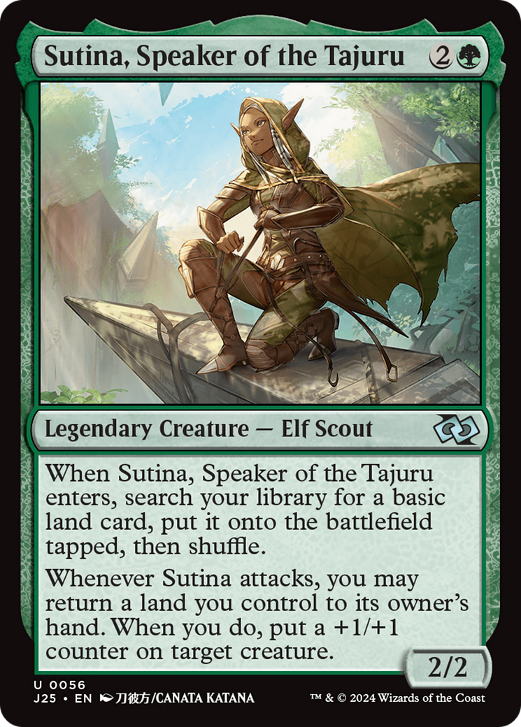 Sutina, Speaker of the Tajuru (Anime) [Foundations Jumpstart] | Exor Games Dartmouth