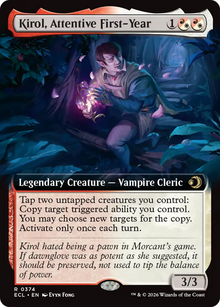 Kirol, Attentive First-Year (Extended Art) [Lorwyn Eclipsed] | Exor Games Dartmouth