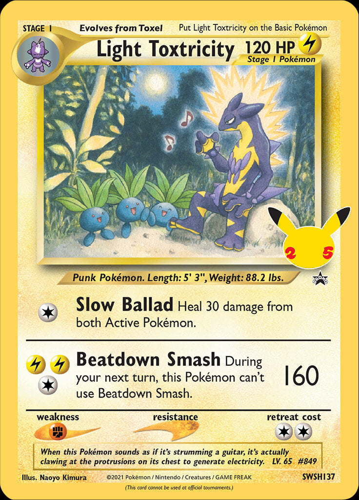 Light Toxtricity (SWSH137) (Jumbo Card) [Sword & Shield: Black Star Promos] | Exor Games Dartmouth