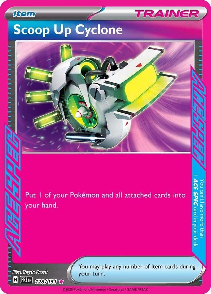 Scoop Up Cyclone (128/131) [Scarlet & Violet: Prismatic Evolutions] | Exor Games Dartmouth
