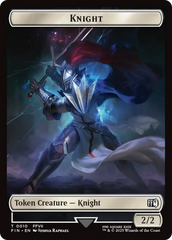 Hero (0003) // Knight Double-Sided Token [FINAL FANTASY Tokens] | Exor Games Dartmouth