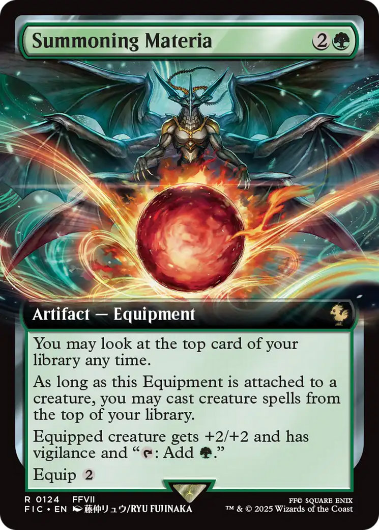 Summoning Materia (Extended Art) [FINAL FANTASY Commander] | Exor Games Dartmouth