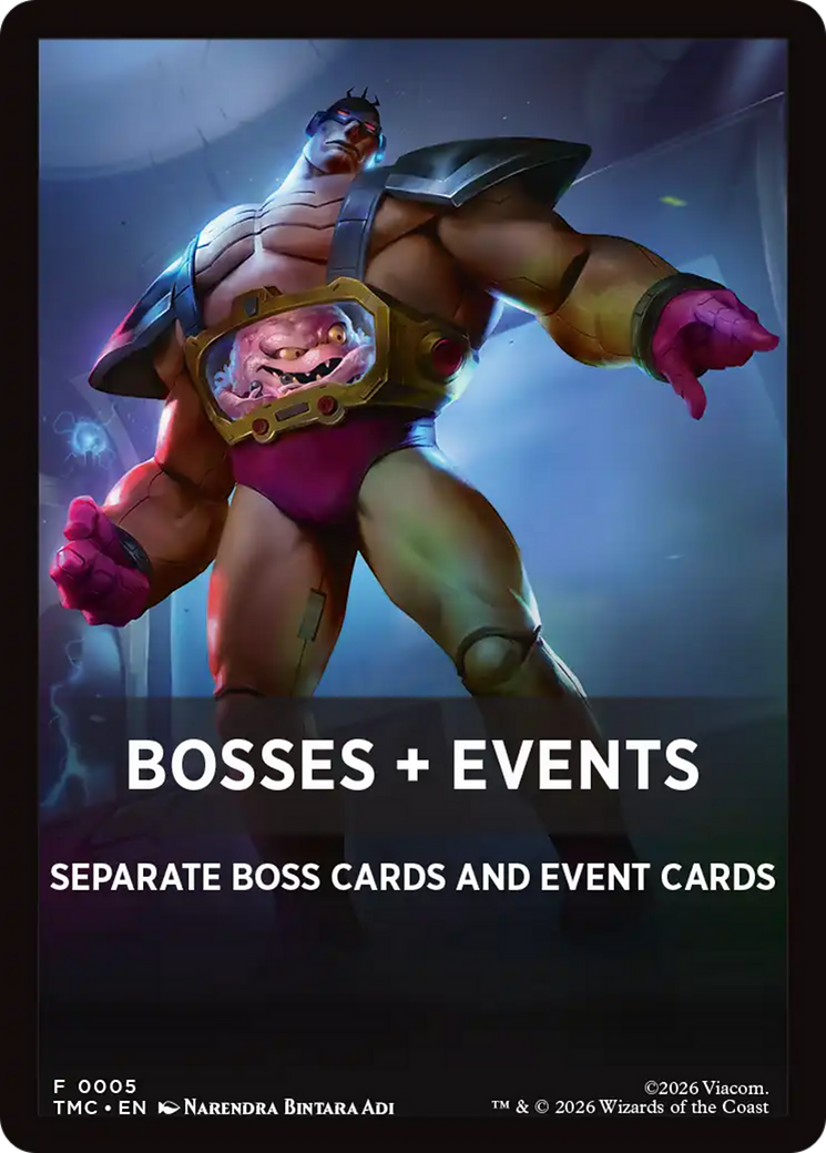 Bosses + Events [Teenage Mutant Ninja Turtles Commander Tokens] | Exor Games Dartmouth