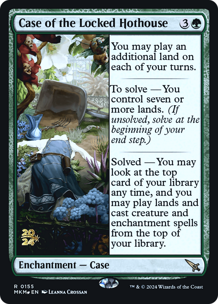 Case of the Locked Hothouse [Murders at Karlov Manor Prerelease Promos] | Exor Games Dartmouth