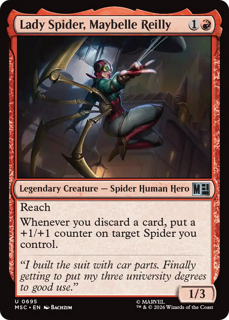 Lady Spider, Maybelle Reilly [Marvel Super Heroes Commander] | Exor Games Dartmouth