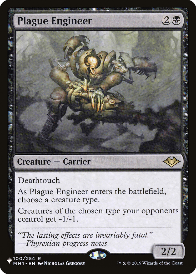 Plague Engineer [The List Reprints] | Exor Games Dartmouth