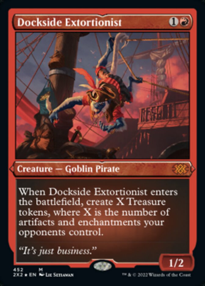 Dockside Extortionist (Foil Etched) [Double Masters 2022] | Exor Games Dartmouth