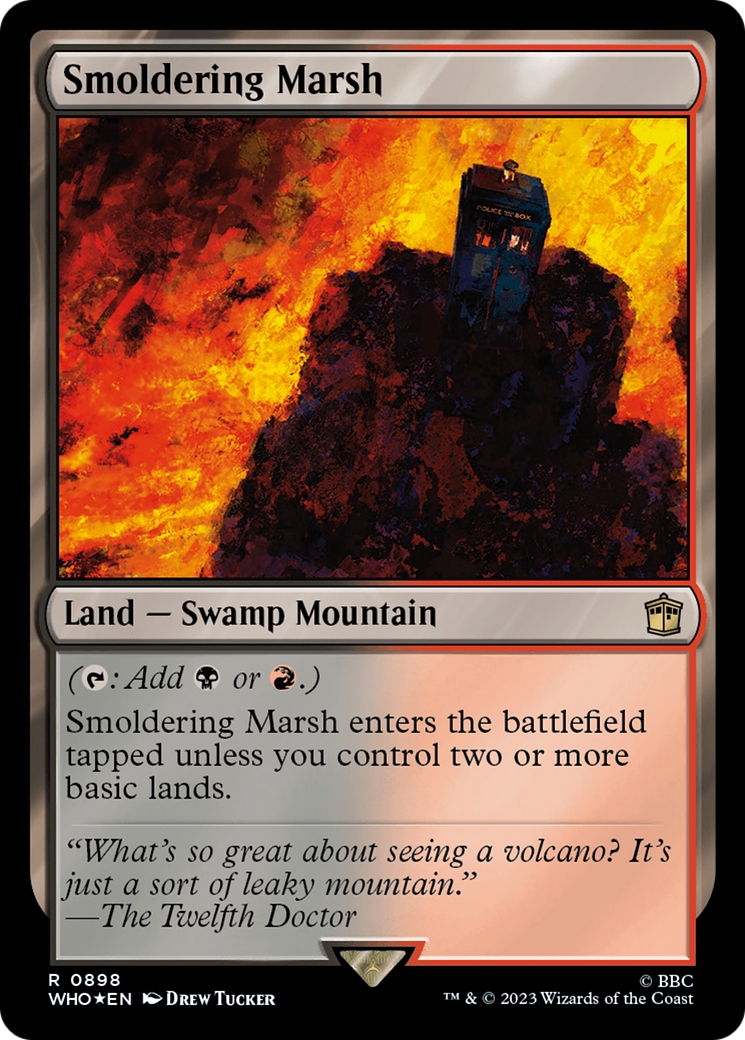 Smoldering Marsh (Surge Foil) [Doctor Who] | Exor Games Dartmouth