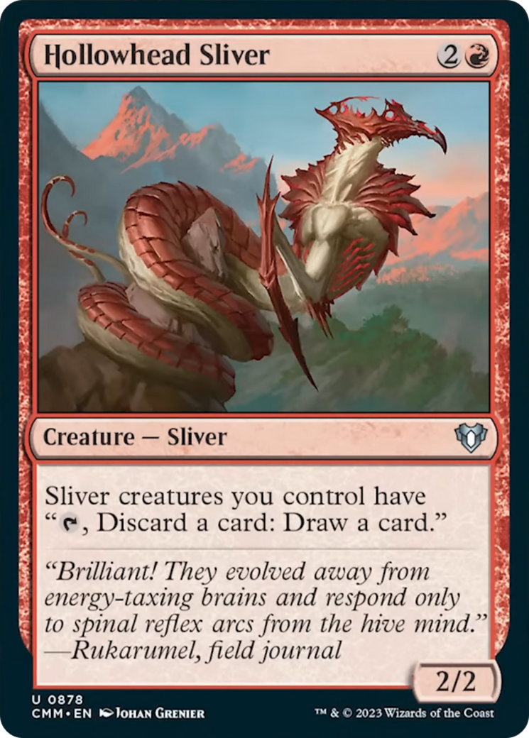 Hollowhead Sliver [Commander Masters] | Exor Games Dartmouth