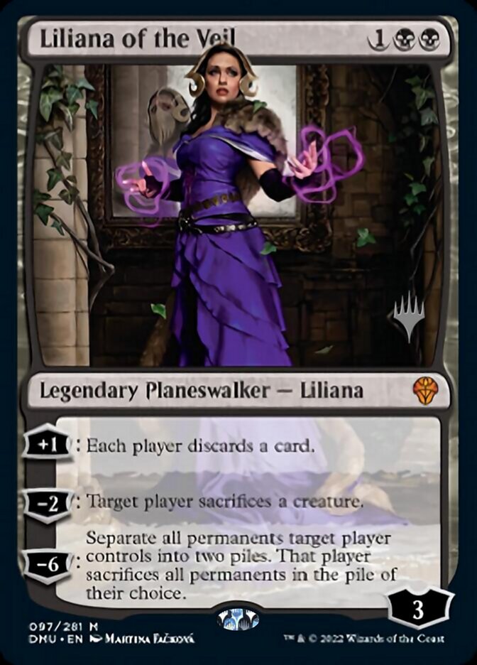 Liliana of the Veil (Promo Pack) [Dominaria United Promos] | Exor Games Dartmouth