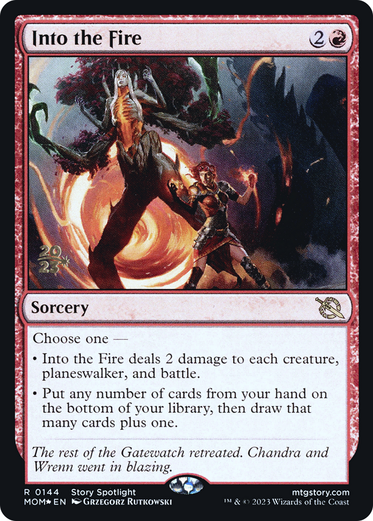 Into the Fire [March of the Machine Prerelease Promos] | Exor Games Dartmouth