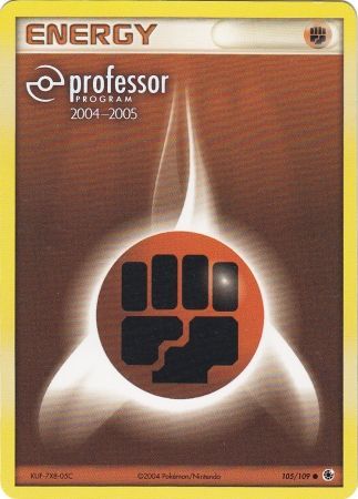 Fighting Energy (105/109) (2004 2005) [Professor Program Promos] | Exor Games Dartmouth