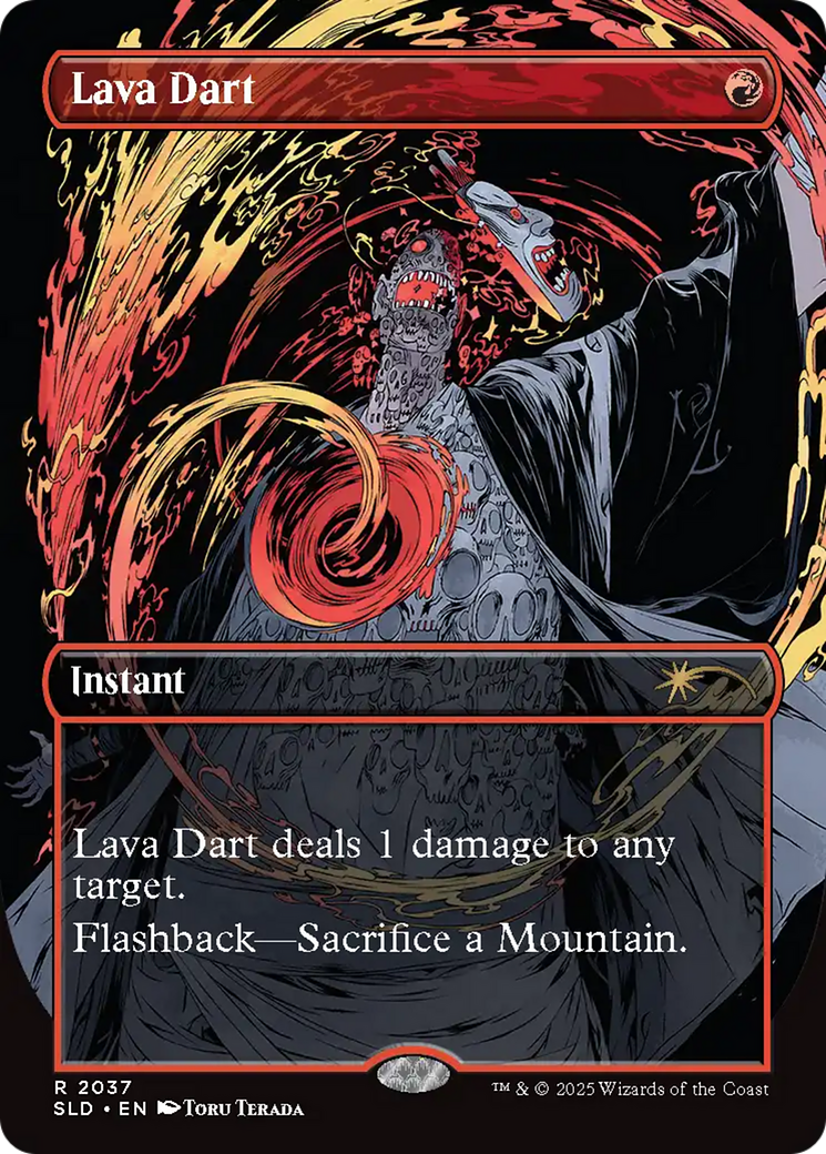 Lava Dart (Rainbow Foil) [Secret Lair Drop Series] | Exor Games Dartmouth