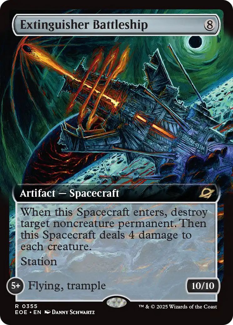 Extinguisher Battleship (Extended Art) [Edge of Eternities] | Exor Games Dartmouth