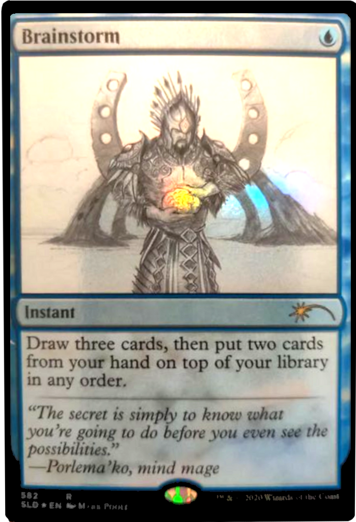 Brainstorm (Sketch) [Secret Lair Drop Promos] | Exor Games Dartmouth