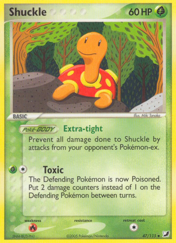 Shuckle (47/115) [EX: Unseen Forces] | Exor Games Dartmouth