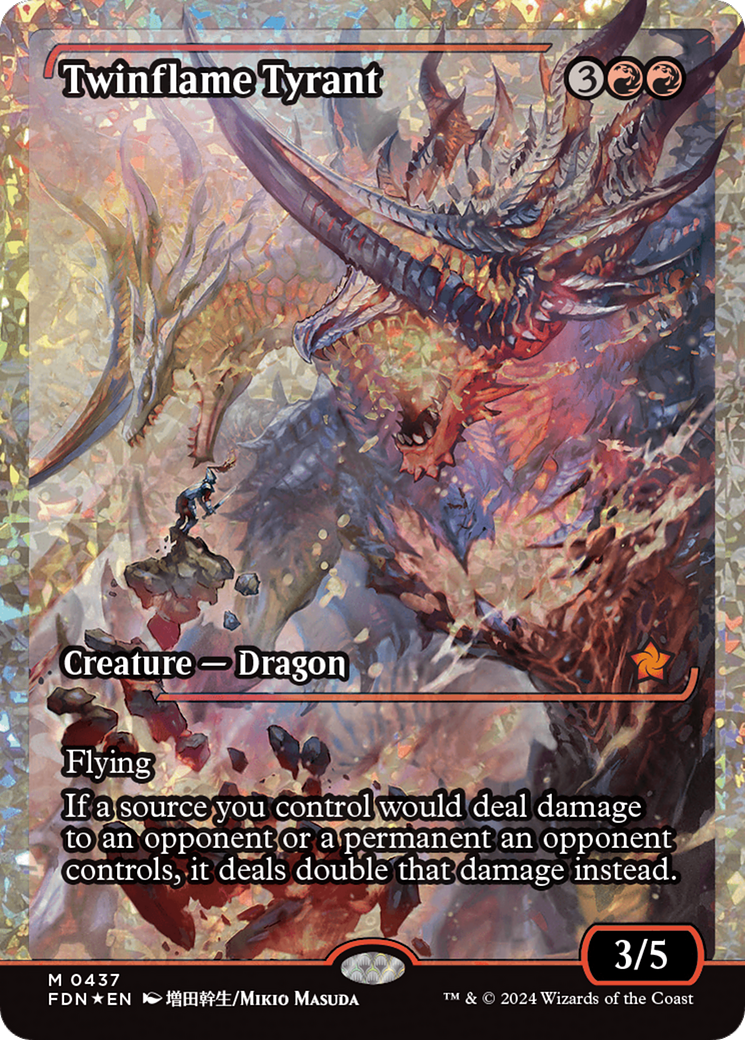 Twinflame Tyrant (Fracture Foil) [Foundations] | Exor Games Dartmouth