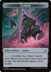 Beast (0006) // Lander Double-Sided Token [Edge of Eternities Tokens] | Exor Games Dartmouth
