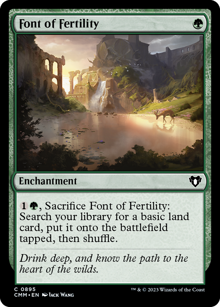 Font of Fertility [Commander Masters] | Exor Games Dartmouth