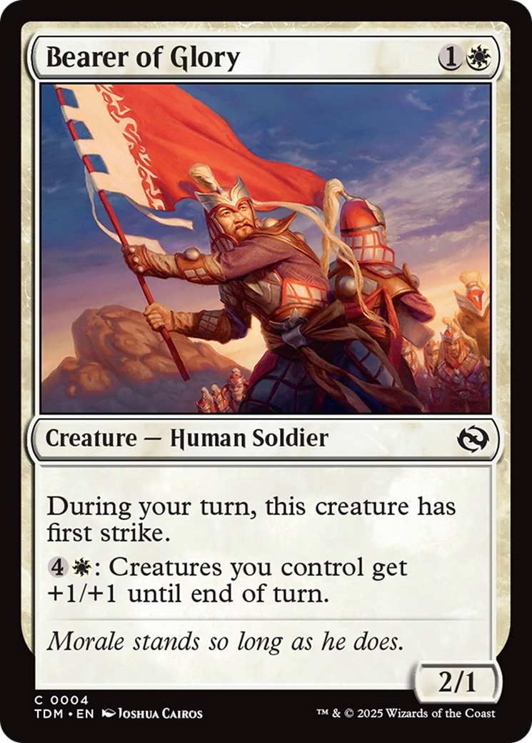 Bearer of Glory [Tarkir: Dragonstorm] | Exor Games Dartmouth