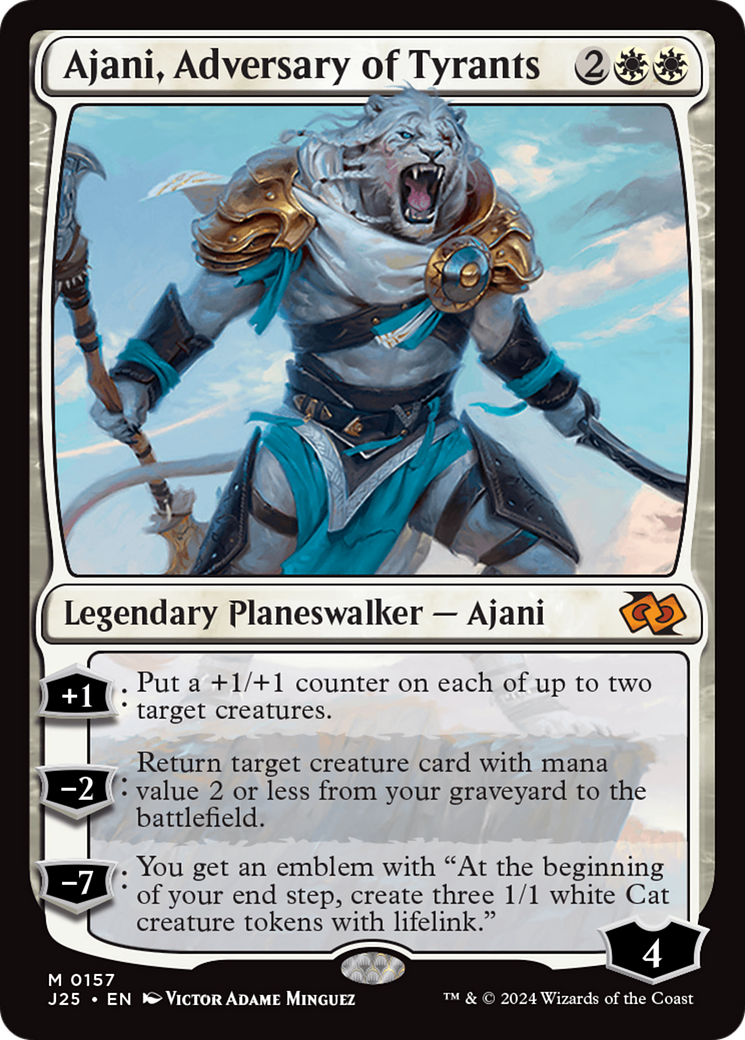 Ajani, Adversary of Tyrants [Foundations Jumpstart] | Exor Games Dartmouth