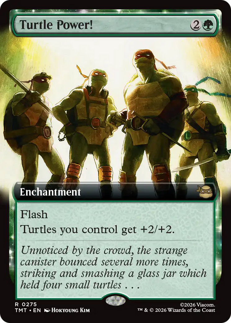 Turtle Power! (Extended Art) [Teenage Mutant Ninja Turtles] | Exor Games Dartmouth