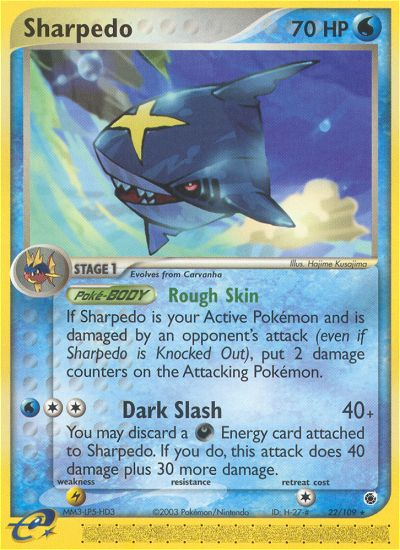 Sharpedo (22/109) [EX: Ruby & Sapphire] | Exor Games Dartmouth