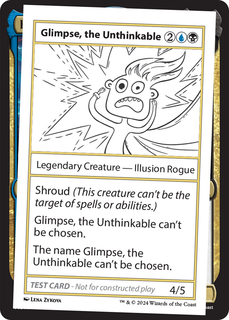 Glimpse, the Unthinkable [Mystery Booster 2 Playtest Cards] | Exor Games Dartmouth