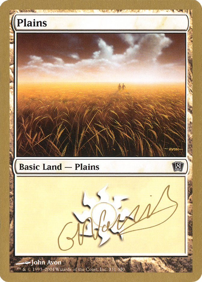 Plains (gn331) (Gabriel Nassif) [World Championship Decks 2004] | Exor Games Dartmouth