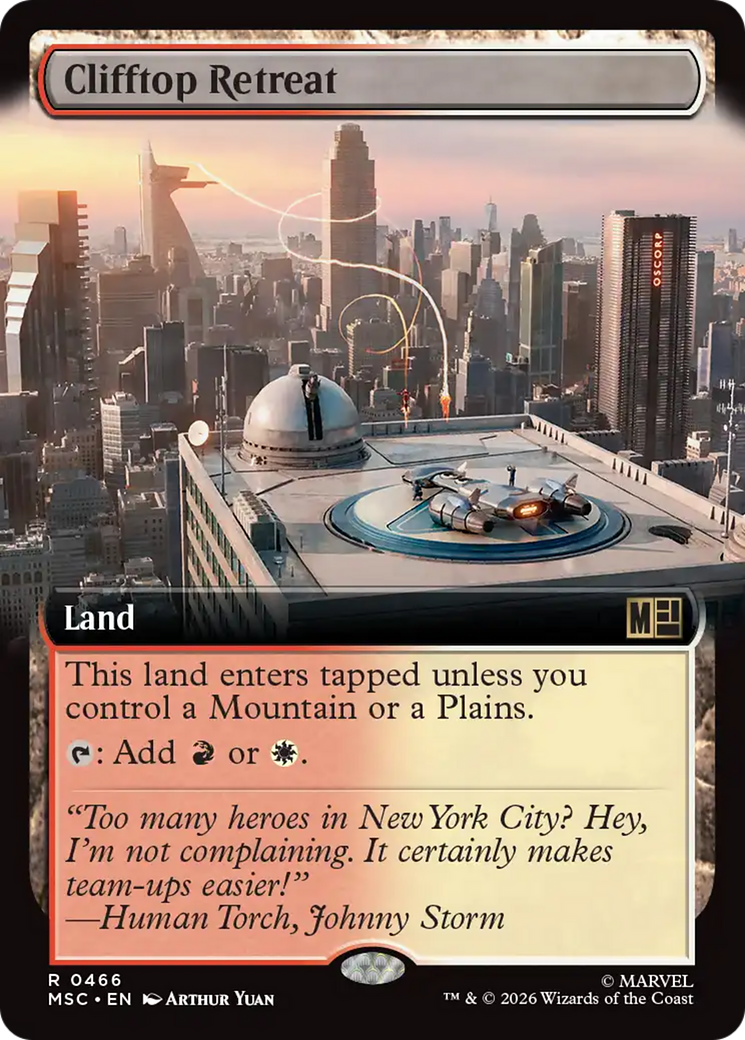 Clifftop Retreat (Extended Art) [Marvel Super Heroes Commander] | Exor Games Dartmouth