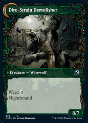 Burly Breaker // Dire-Strain Demolisher (Showcase Equinox) [Innistrad: Midnight Hunt] | Exor Games Dartmouth