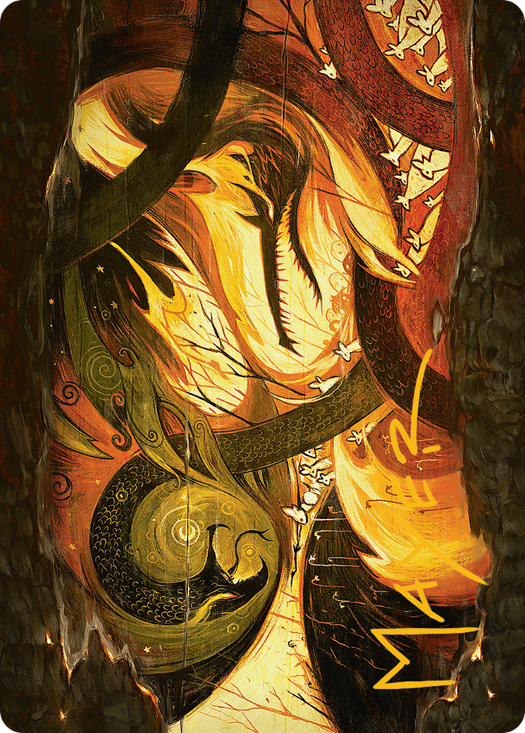 Season of Loss Art Card (Gold-Stamped Signature) [Bloomburrow Art Series] | Exor Games Dartmouth