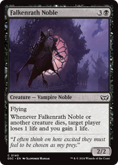 Falkenrath Noble [Duskmourn: House of Horror Commander] | Exor Games Dartmouth