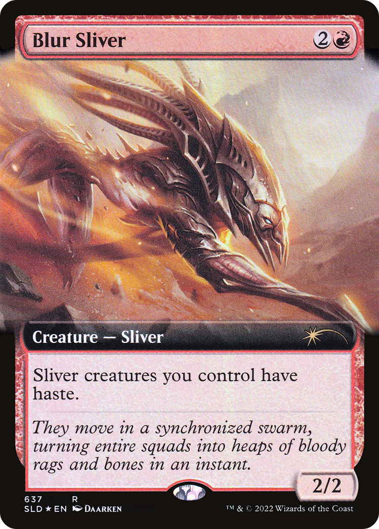 Blur Sliver (Extended Art) [Secret Lair Drop Promos] | Exor Games Dartmouth