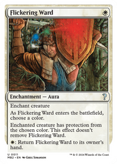 Flickering Ward (White Border) [Mystery Booster 2] | Exor Games Dartmouth