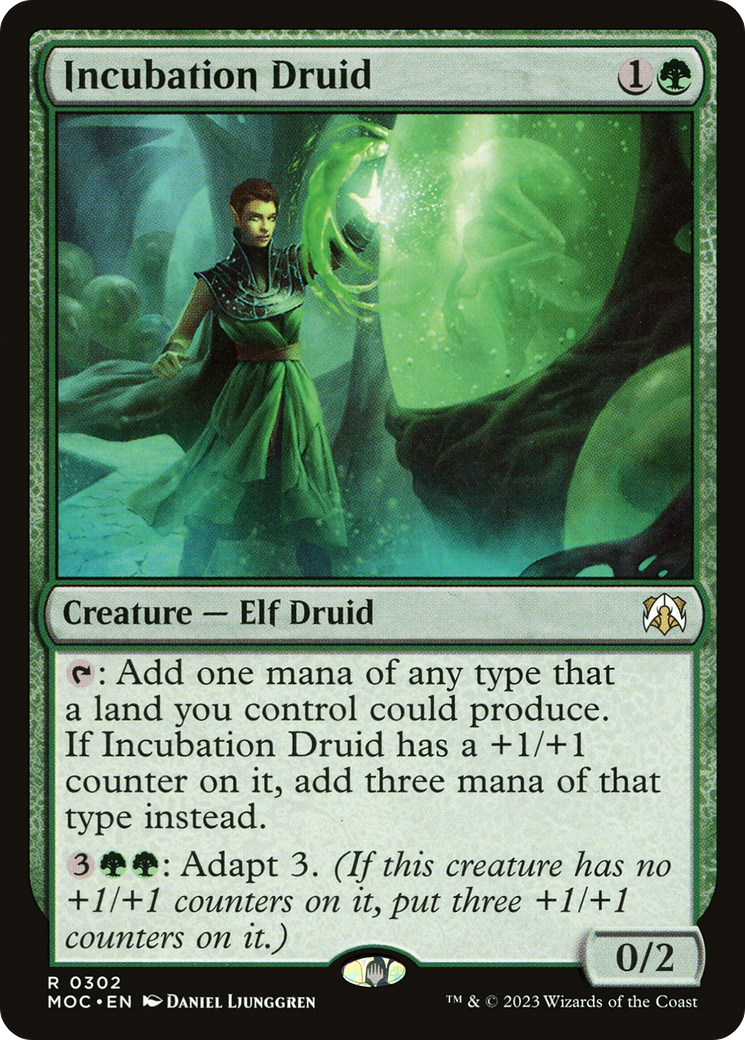 Incubation Druid [March of the Machine Commander] | Exor Games Dartmouth