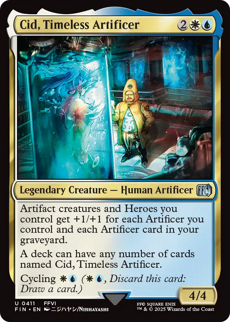 Cid, Timeless Artificer (0411) [FINAL FANTASY] | Exor Games Dartmouth