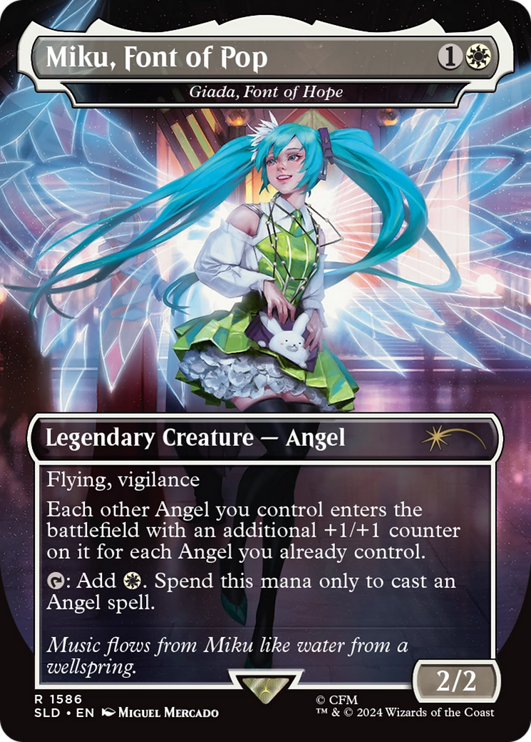 Miku, Font of Pop - Giada, Font of Hope [Secret Lair Drop Series] | Exor Games Dartmouth