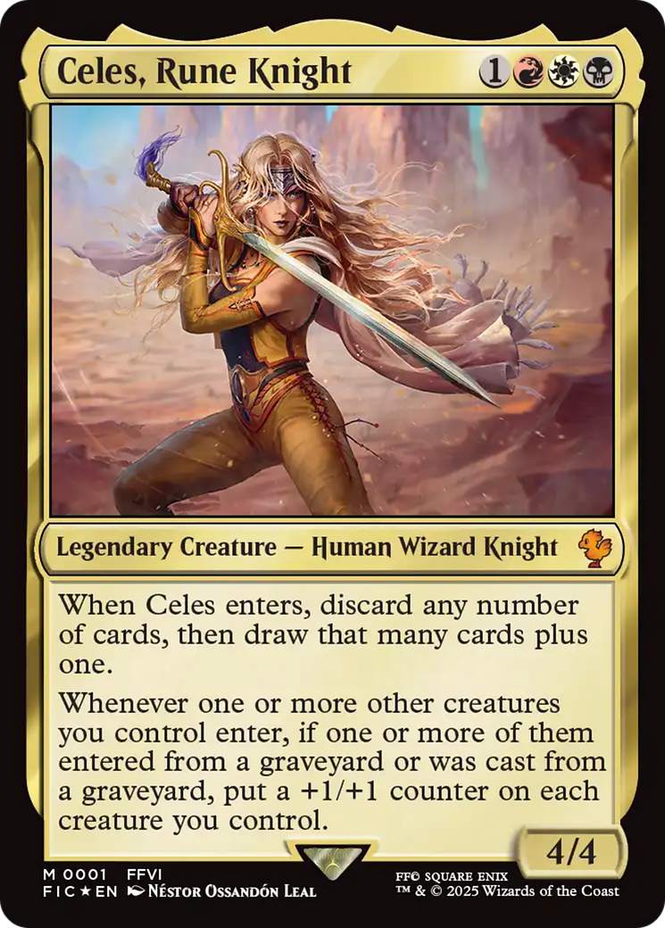 Celes, Rune Knight (0001) [FINAL FANTASY Commander] | Exor Games Dartmouth