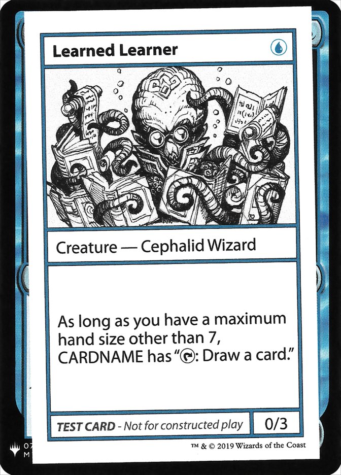 Learned Learner [Mystery Booster Playtest Cards] | Exor Games Dartmouth