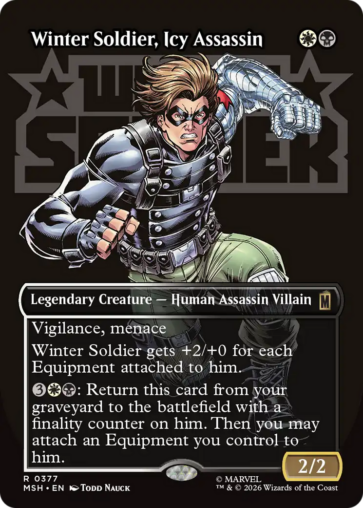Winter Soldier, Icy Assassin (Borderless) [Marvel Super Heroes] | Exor Games Dartmouth