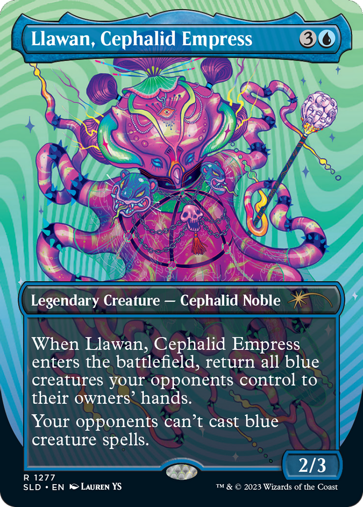 Llawan, Cephalid Empress (Borderless) [Secret Lair Drop Series] | Exor Games Dartmouth