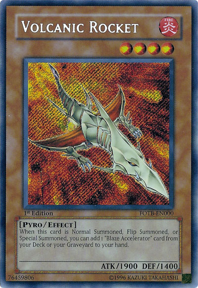 Volcanic Rocket [FOTB-EN000] Secret Rare | Exor Games Dartmouth