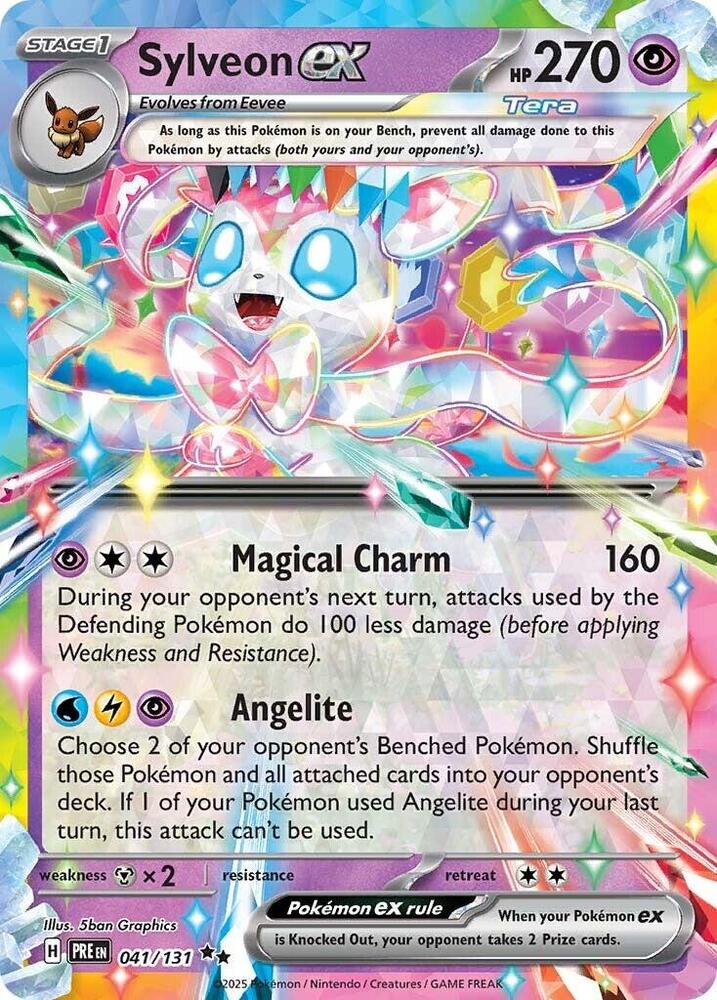Sylveon ex (041/131) [Scarlet & Violet: Prismatic Evolutions] | Exor Games Dartmouth