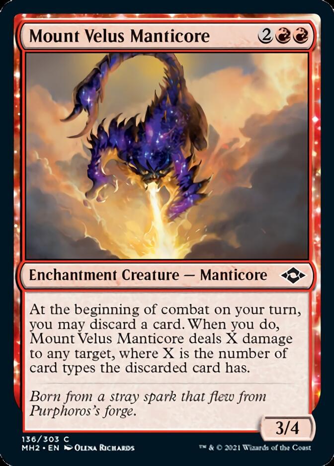 Mount Velus Manticore [Modern Horizons 2] | Exor Games Dartmouth