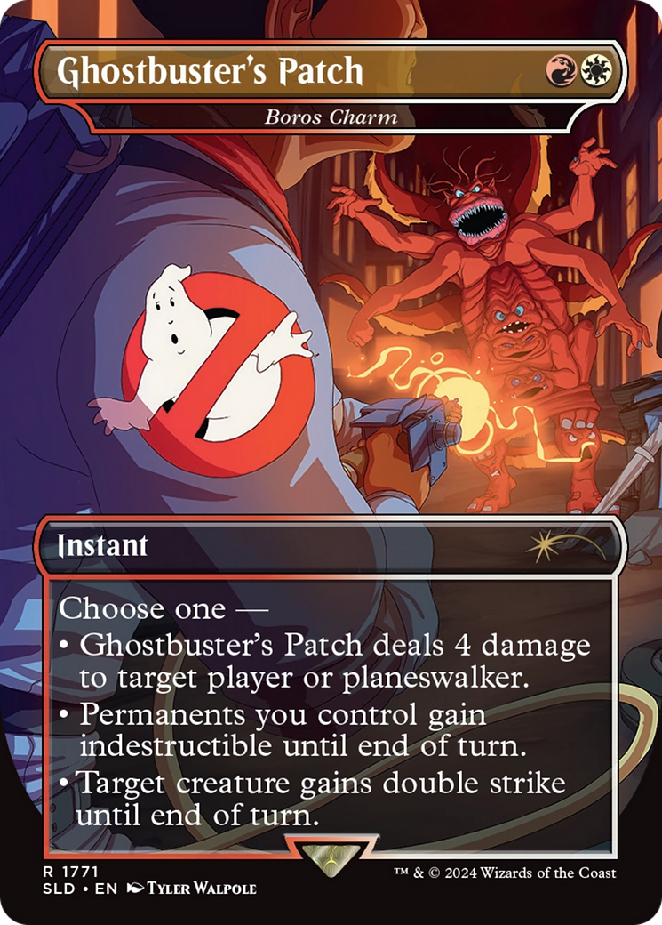 Ghostbuster's Patch - Boros Charm [Secret Lair Drop Series] | Exor Games Dartmouth