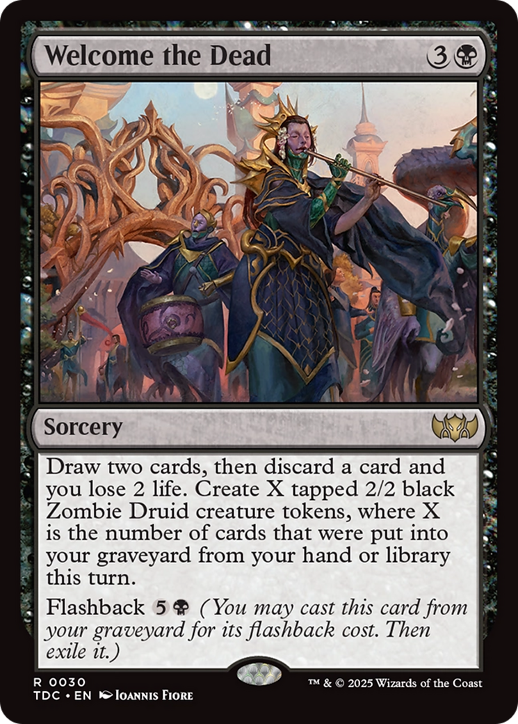 Welcome the Dead [Tarkir: Dragonstorm Commander] | Exor Games Dartmouth