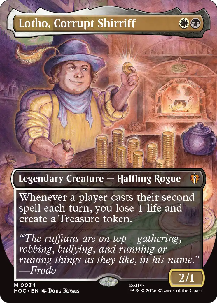 Lotho, Corrupt Shirriff (Borderless) [The Hobbit: Eternal-Legal] | Exor Games Dartmouth