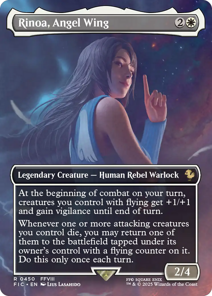 Rinoa, Angel Wing (Borderless) [FINAL FANTASY Commander] | Exor Games Dartmouth